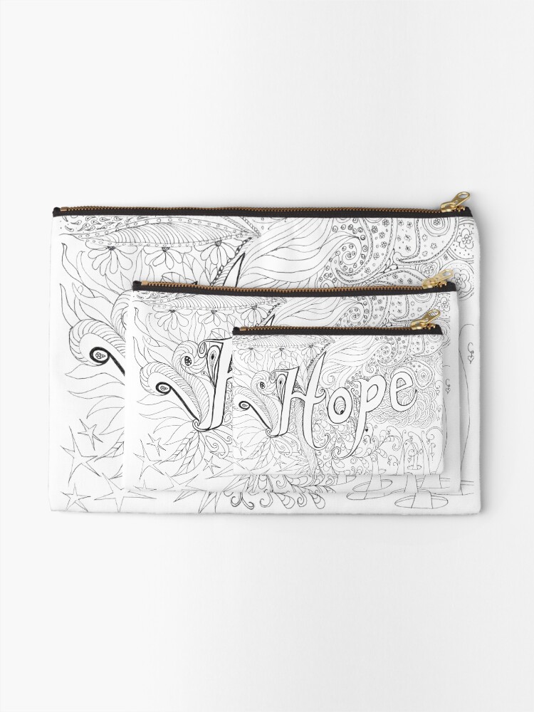 Thumbnail 2 of 4, Zipper Pouch, pais designed and sold by markpasle.