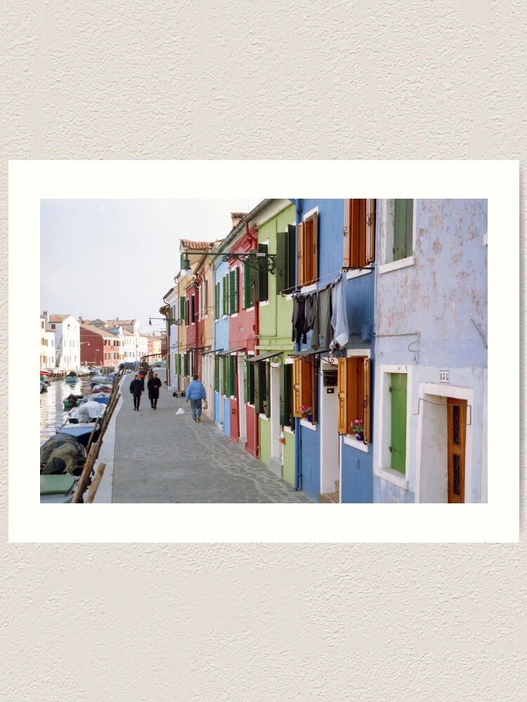 Thumbnail 2 of 3, Art Print, Colours of Burano designed and sold by Tiffany Dryburgh.