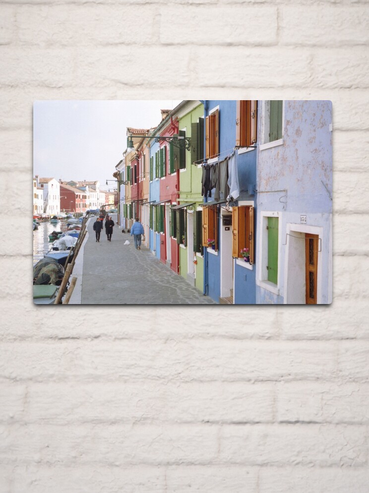 Thumbnail 2 of 4, Metal Print, Colours of Burano designed and sold by Tiffany Dryburgh.