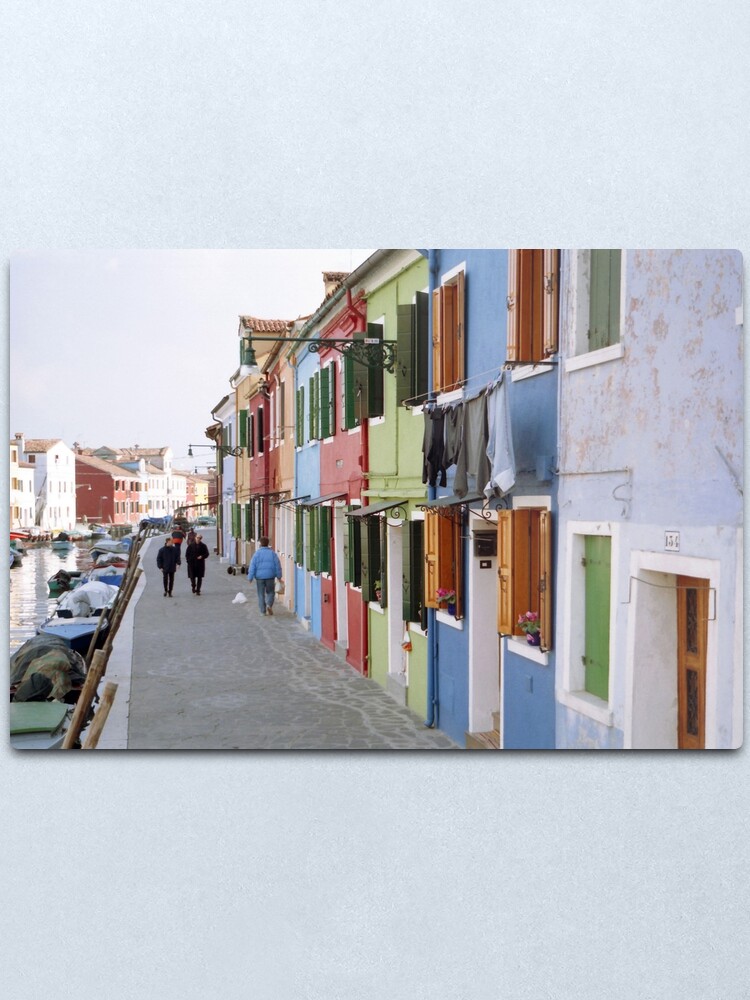 Alternate view of Colours of Burano Metal Print