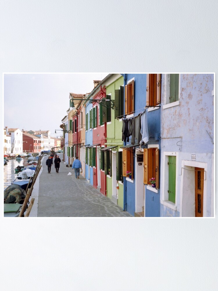 Thumbnail 2 of 3, Poster, Colours of Burano designed and sold by Tiffany Dryburgh.