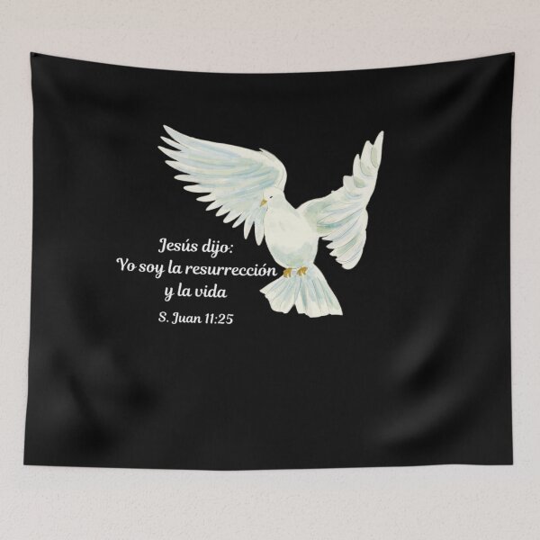 Item preview, Jesus is the resurrection and the life John 11:25 designed and sold by Fe-En-Cristo.
