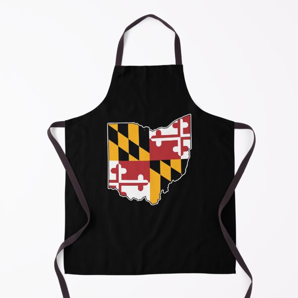 Item preview, Maryland Flag Ohio Map designed and sold by MarylandStyle.