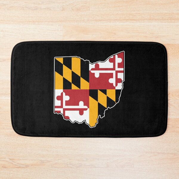 Item preview, Maryland Flag Ohio Map designed and sold by MarylandStyle.