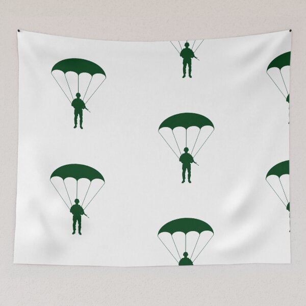 Item preview, Artículo de aspecto militar con estampado de paracaídas designed and sold by Signaturestudio.