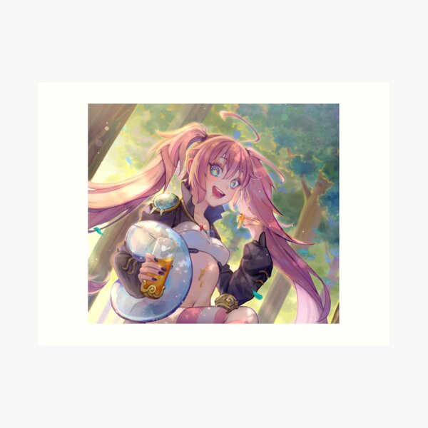 Milim Nava and Rimuru Tempest Art Print