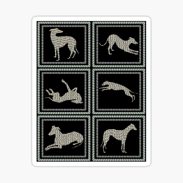 Item preview, Greyhound Mosaic Style designed and sold by GreytGraphicals.