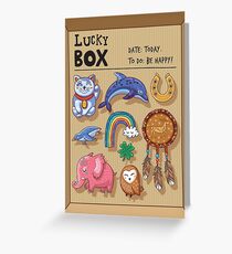 Lucky box Greeting Card