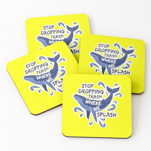 Item preview, Stop dropping trash where we splash designed and sold by Drawourdestiny ..