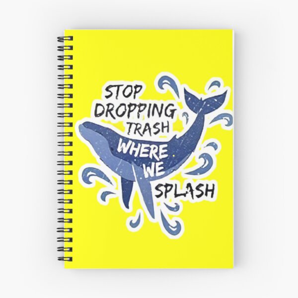 Item preview, Stop dropping trash where we splash designed and sold by Drawourdestiny ..