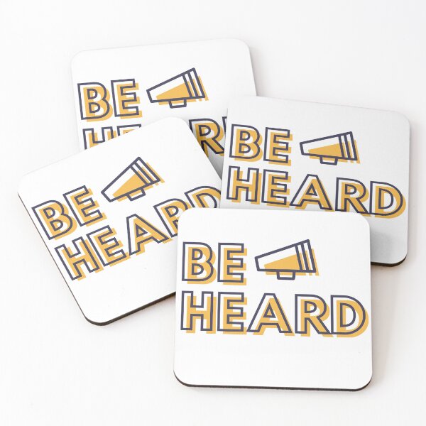 Item preview, be heard designed and sold by dzatilshop.