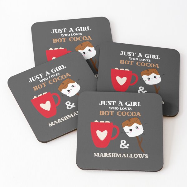 Item preview, Just a Girl Who loves Hot Cocoa and Marshmallows designed and sold by champagnemoment.