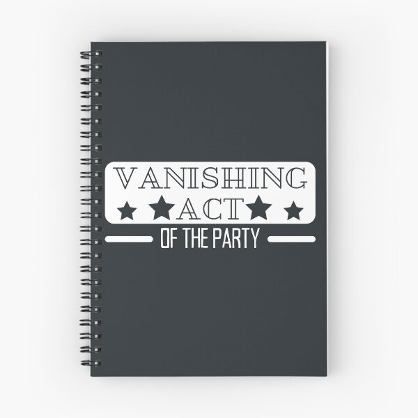 Item preview, Vanishing act of the party - Funny Introvert designed and sold by DrawingBoard.