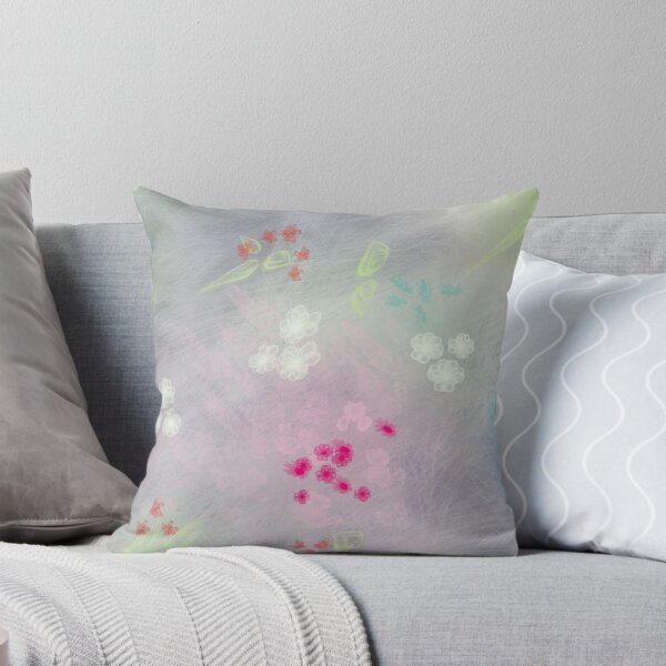 Item preview, Floral life explosion - grey designed and sold by CatchyLittleArt.