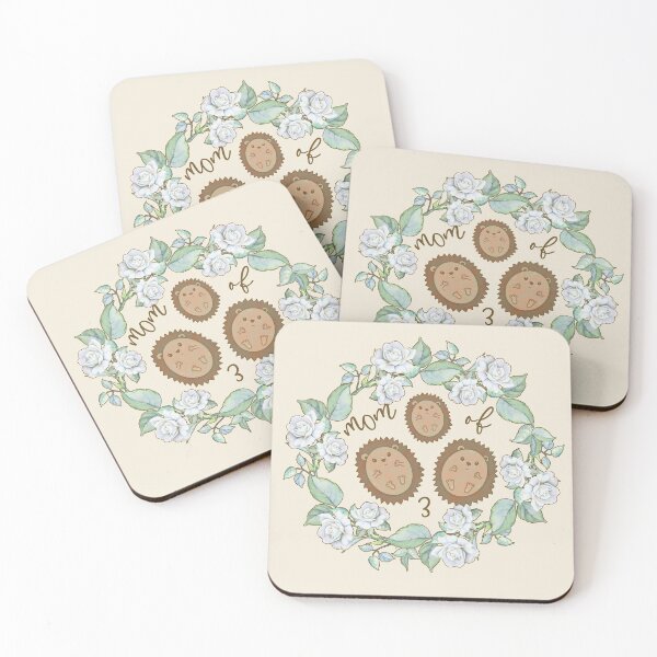 Item preview, Cottagecore Aesthetic - Mom of 3 - Hedgehogs  designed and sold by GrimButterfly.