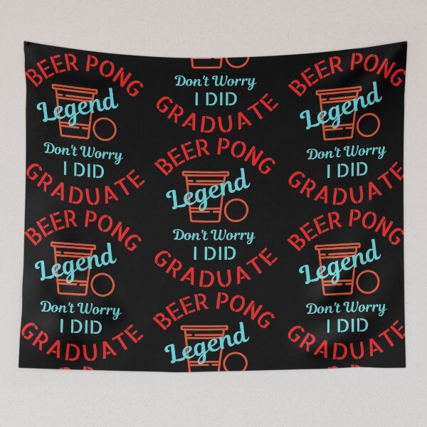 Item preview, Beer Pong Legend Graduation designed and sold by WoodburyLake.