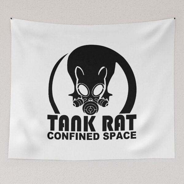 Item preview, Tank Rat; Confined Space; designed and sold by StickerApe.