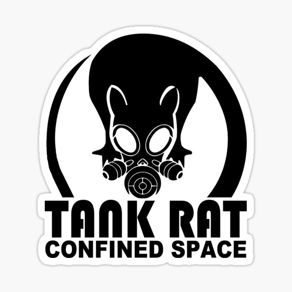 Artikel-Vorschau von Panzerratte; Beengter Raum;, designt und verkauft von StickerApe.