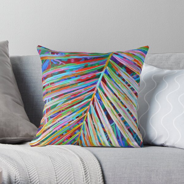 Areca Palm Throw Pillow