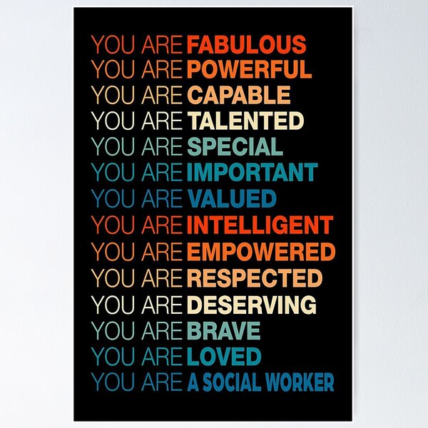 Item preview, Social Worker You Are Fabulous designed and sold by Cooper73.