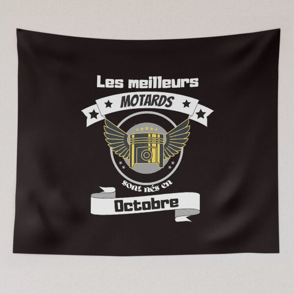 Item preview, The best bikers are born in October designed and sold by Ydurand.