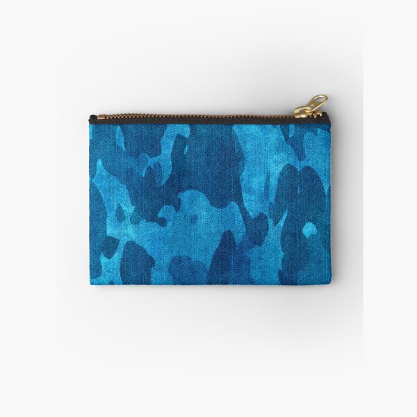 Item preview, Blue Jeans Denim Design With Camouflage Pattern designed and sold by sosweet.
