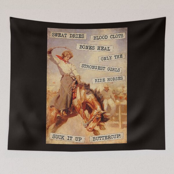 Item preview, Strongest Girls Ride Horses Vintage designed and sold by Cisnerosf97.