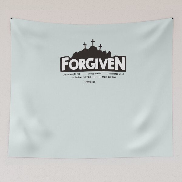 Item preview, 1 Peter 224 Forgiven  God Lover Tee designed and sold by Montecinostamps.
