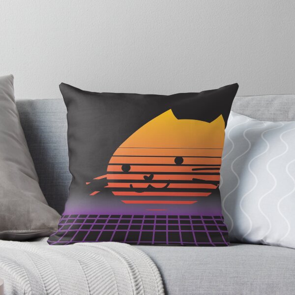 Item preview, MiaoMiao Cute Cat Outrun Sunset designed and sold by apiz2k8.