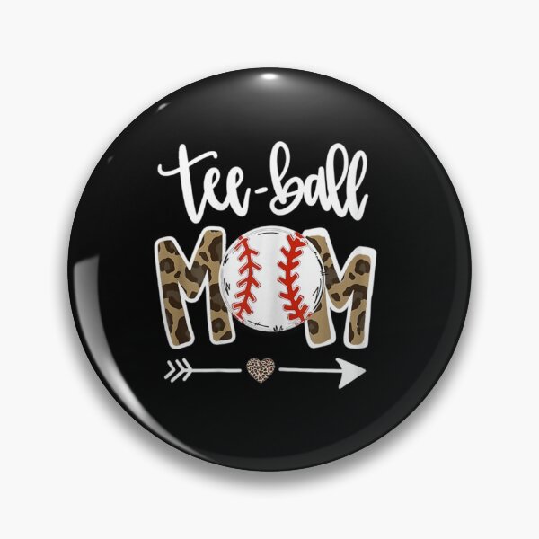 Item preview, Teeball Mom Leopard Funny Baseball Mom Mother's Day 2021 Tee  designed and sold by JayeBraden.
