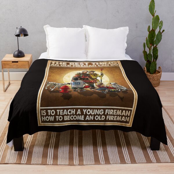 Item preview, The best thing an old fireman can do is to teach a young fireman how to become an old fireman designed and sold by reenea84.