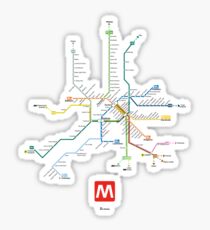 rome subway Sticker