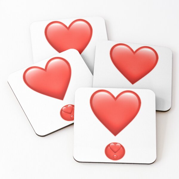Item preview, Exclamation heart emoji design in white  designed and sold by ICRainbowMoons.