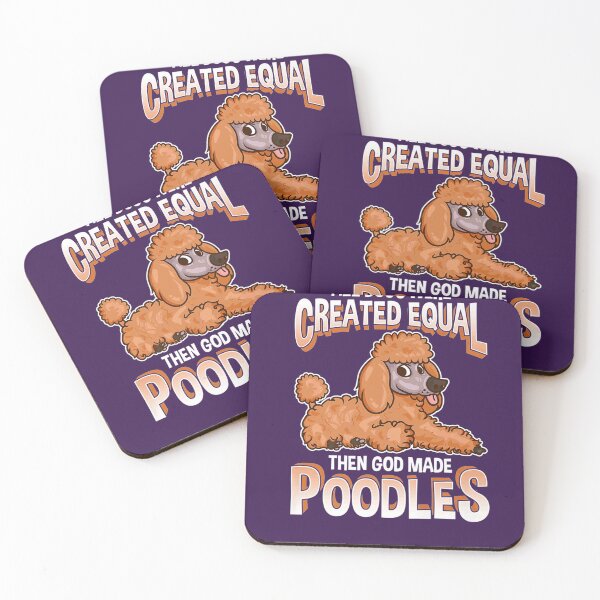 Item preview, All Dogs Were Created Equal Then God Made Poodles designed and sold by Montecinostamps.