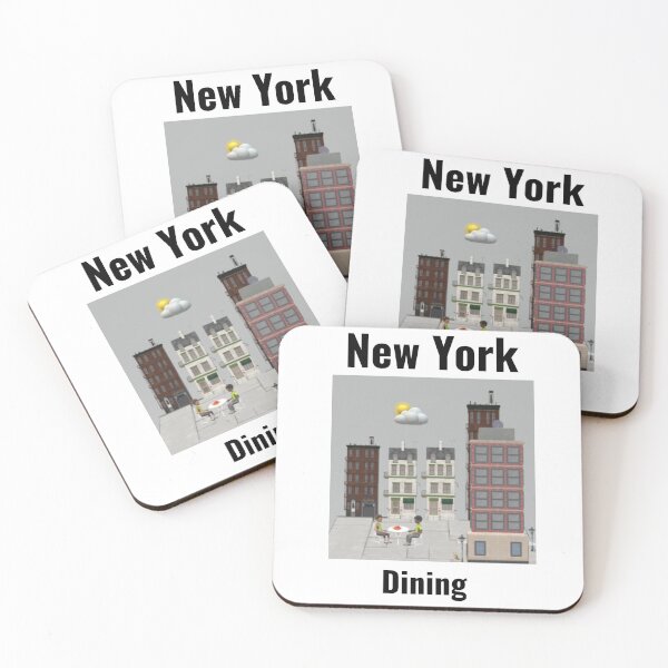 Item preview, New York Dining designed and sold by MottoDigging.