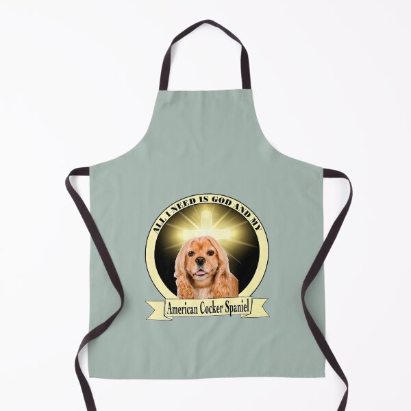 Item preview, All I need is God and my American Cocker Spaniel  designed and sold by Montecinostamps.