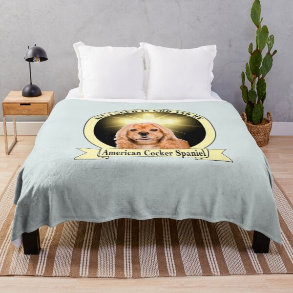 Item preview, All I need is God and my American Cocker Spaniel designed and sold by Montecinostamps.