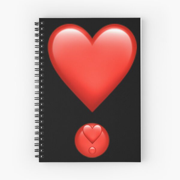 Item preview, Exclamation heart emoji design on black  designed and sold by ICRainbowMoons.