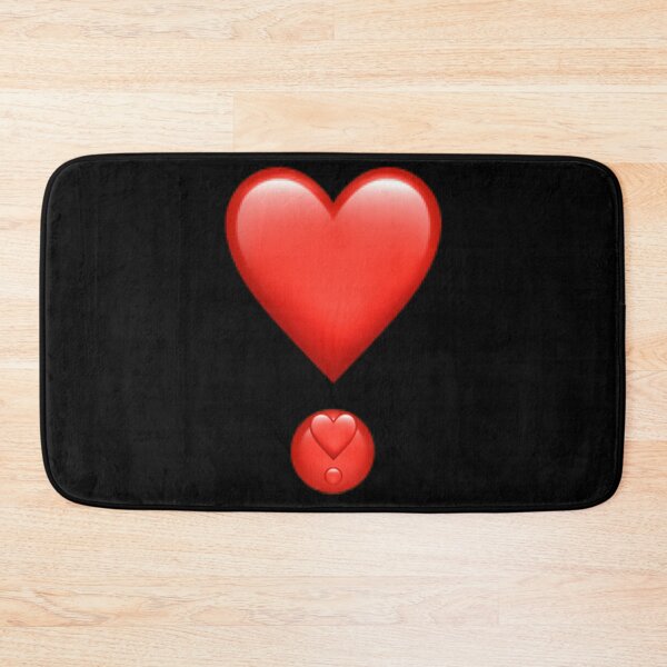 Item preview, Exclamation heart emoji design on black  designed and sold by ICRainbowMoons.