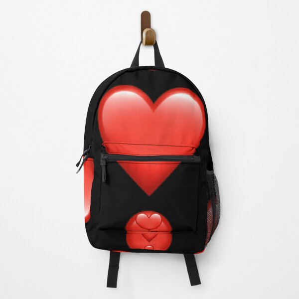 Item preview, Exclamation heart emoji design on black  designed and sold by ICRainbowMoons.