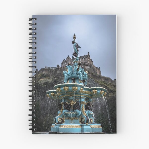 Item preview, Ross Fountain, Princes Street Gardens, com o Castelo de Edimburgo ao fundo, Escócia designed and sold by Mario  Loureiro.