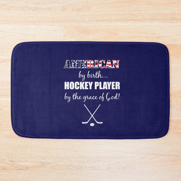 Artikelvorschau, Amerikaner von Geburt Hockeyspieler von der Gnade Gottes entworfen und verkauft von Montecinostamps.
