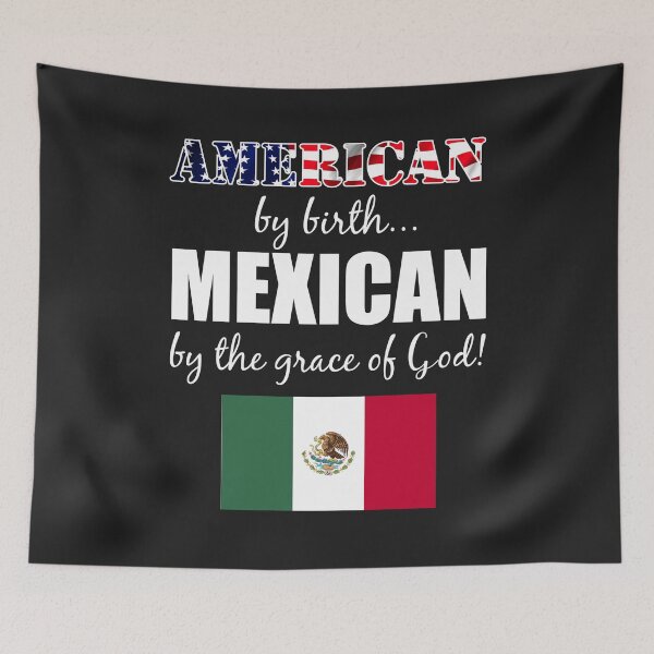 Item preview, American By Birth Mexican By The Grace of God  designed and sold by Montecinostamps.