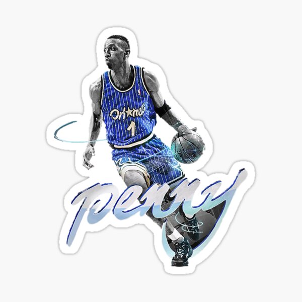 Penny Hardaway Orlando Jersey Qiangy - Penny Hardaway - Magnet