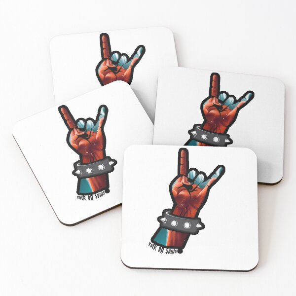 Item preview, Rock ON - rock on souls sticker designed and sold by Cloud7Stickers ..