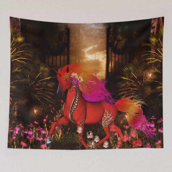 Item preview, Wonderful fantasy horse in the night designed and sold by nicky2342.