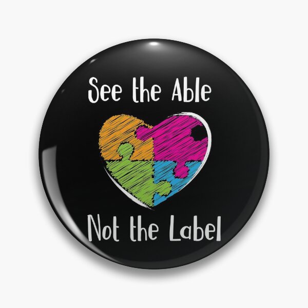 Item preview, See the Able Not The Label' Cute Autism Awareness Shirt designed and sold by HammonArt.