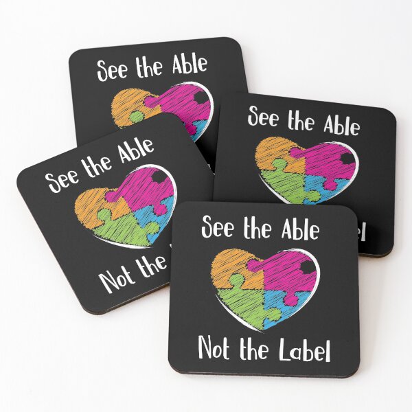 Item preview, See the Able Not The Label' Cute Autism Awareness Shirt designed and sold by HammonArt.
