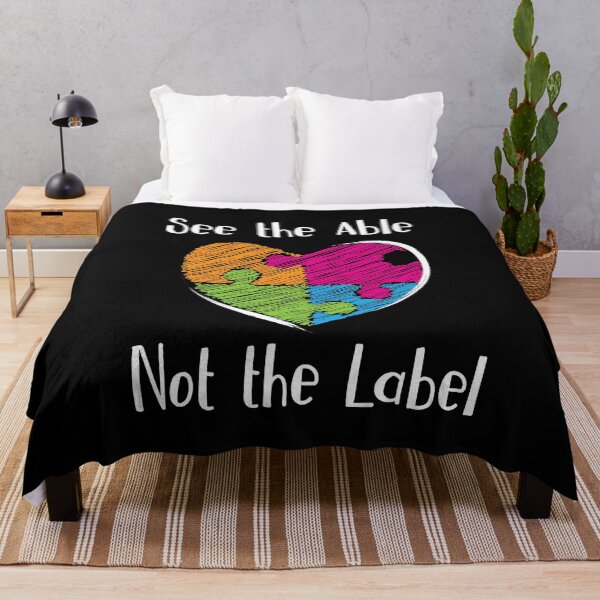 Item preview, See the Able Not The Label' Cute Autism Awareness Shirt designed and sold by HammonArt.