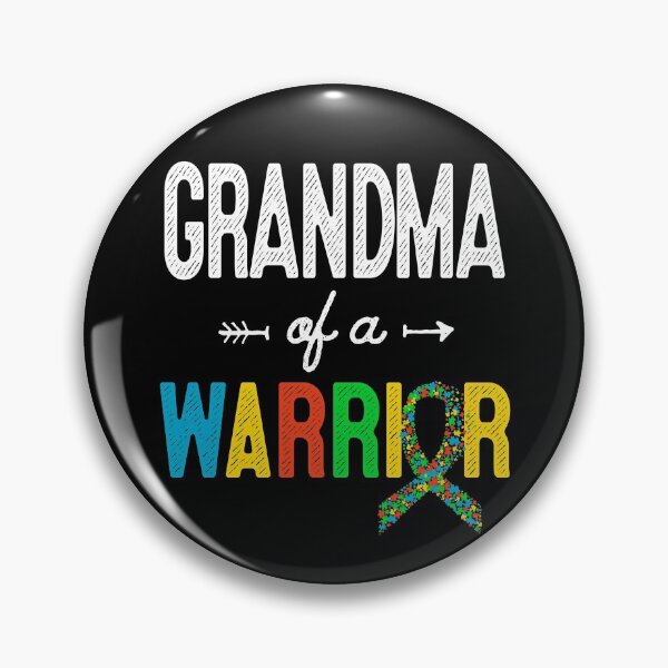 Item preview, Grandma Of A Warrior Autism Awareness Support T-Shirt designed and sold by HammonArt.